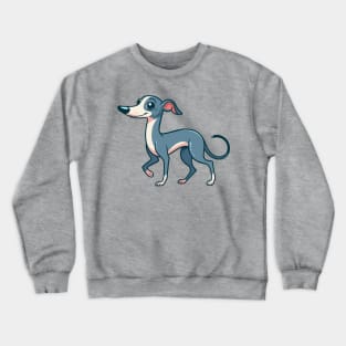 Italian Greyhound Cartoon Crewneck Sweatshirt